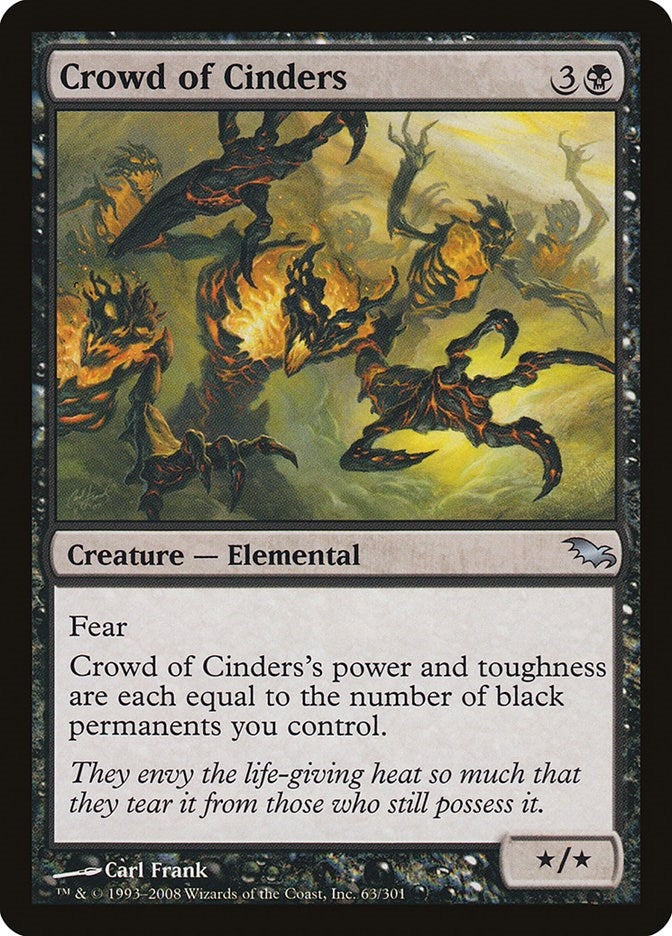 Crowd of Cinders (63) [SHM] - MTG Single