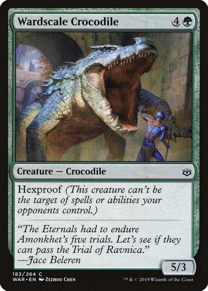 Wardscale Crocodile (183) [WAR] - MTG Single
