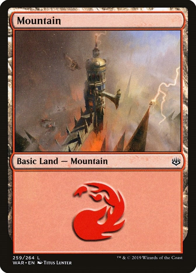 Mountain (259) (259) [WAR] - MTG Single