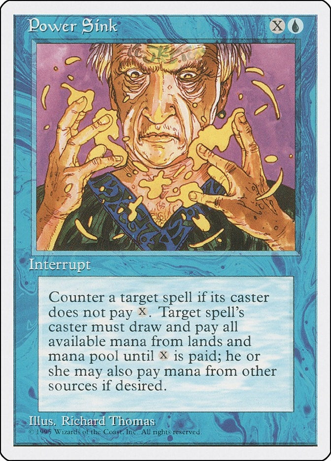 Power Sink [4ED] - MTG Single