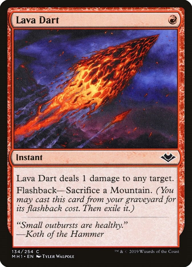 Lava Dart (134) [MH1] - MTG Single