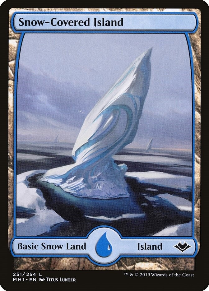 Snow-Covered Island (251) [MH1] - MTG Single