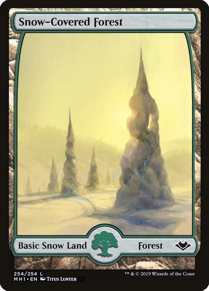 Snow-Covered Forest (254) [MH1] - MTG Single
