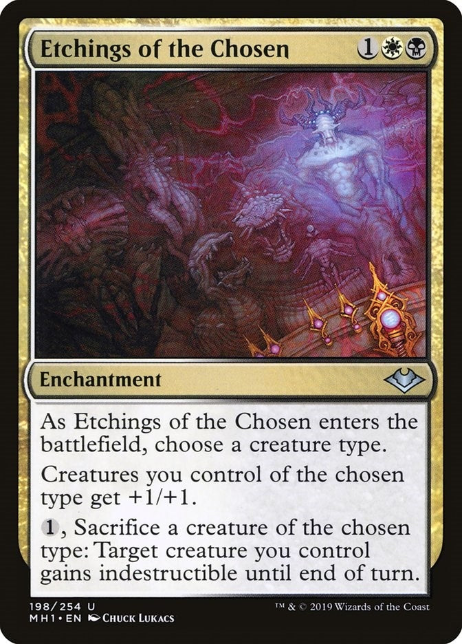 Etchings of the Chosen (198) [MH1] - MTG Single