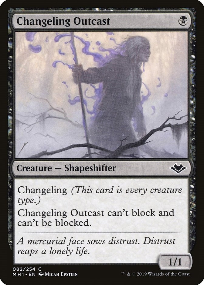 Changeling Outcast (82) [MH1] - MTG Single