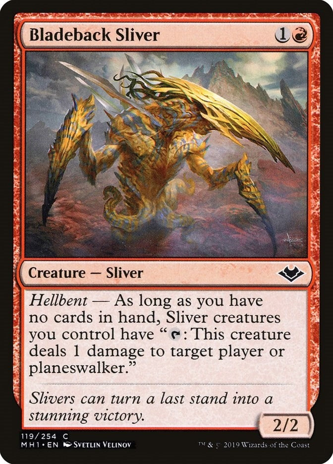 Bladeback Sliver (119) [MH1] - MTG Single