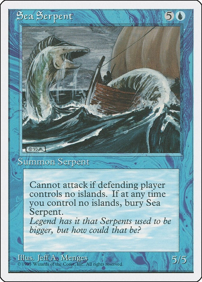 Sea Serpent [4ED] - MTG Single