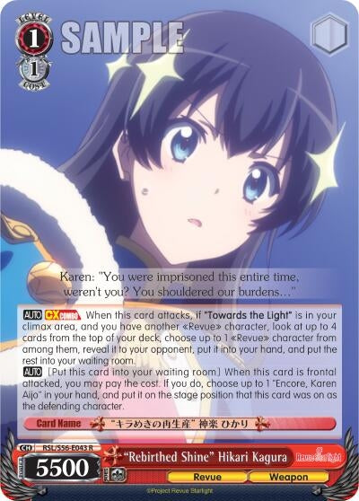’Rebirthed Shine’ Hikari Kagura (56043) [RSL/S56] - Weiss Schwarz Single
