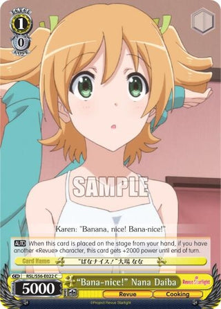 ’Bana-nice!’ Nana Daiba (56022) [RSL/S56] - Weiss Schwarz Single