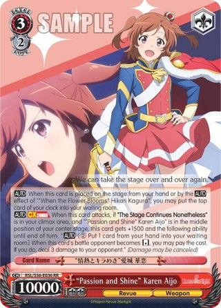 ’Passion and Shine’ Karen Aijo (56036) [RSL/S56] - Weiss Schwarz Single