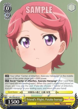 Friend’s Flight Futaba Isurugi (56019) [RSL/S56] - Weiss Schwarz Single