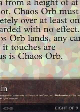Chaos Orb (8 of 9) (Ultra Pro Puzzle Quest) (1) [MEDIA] - MTG Single