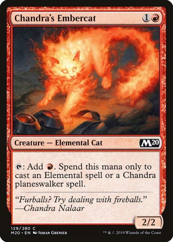 Chandra’s Embercat (129) [M20] - MTG Single