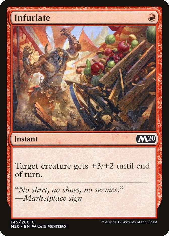 Infuriate (145) [M20] - MTG Single