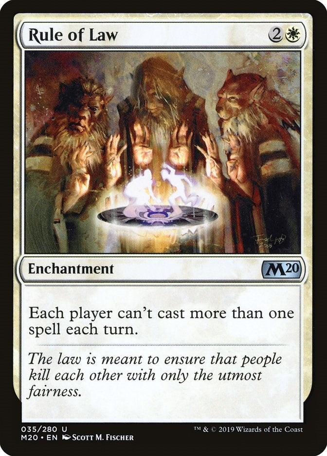 Rule of Law (35) [M20] - MTG Single