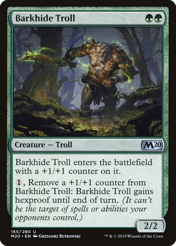 Barkhide Troll (165) [M20] - MTG Single