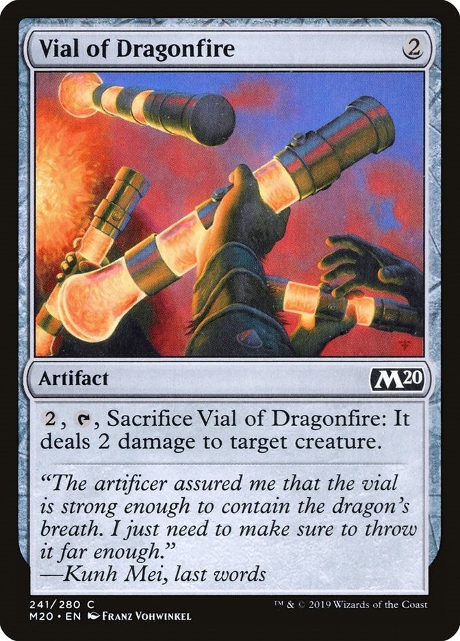 Vial of Dragonfire (241) [M20] - MTG Single