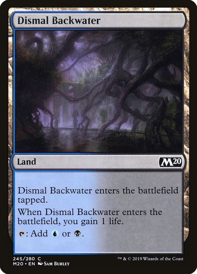 Dismal Backwater (245) [M20] - MTG Single