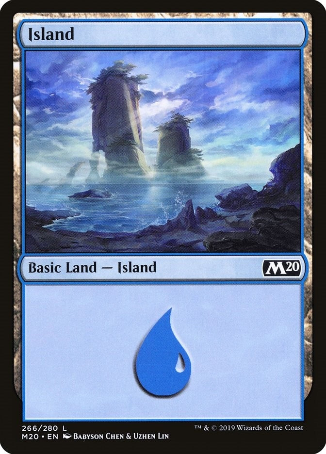 Island (266) (266) [M20] - MTG Single