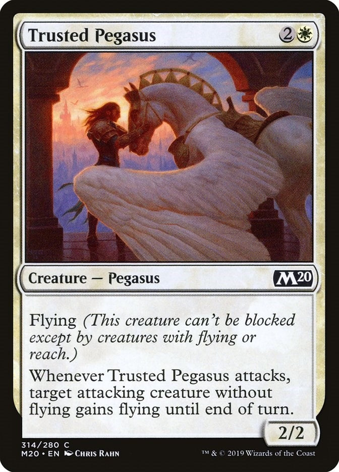 Trusted Pegasus (314) [M20] - MTG Single