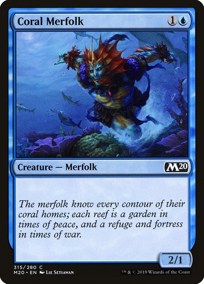 Coral Merfolk (315) [M20]