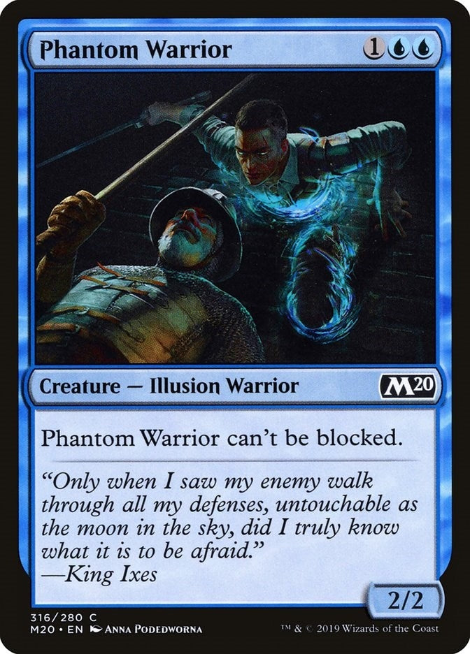 Phantom Warrior (316) [M20] - MTG Single
