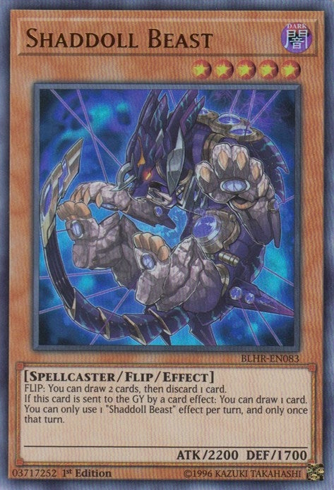 Shaddoll Beast (83) (BLHR) - YuGiOh Single