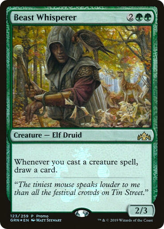 Beast Whisperer (123) [MEDIA] - MTG Single