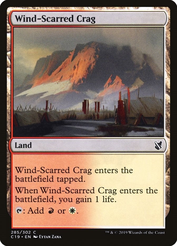 Wind-Scarred Crag (285) [C19] - MTG Single