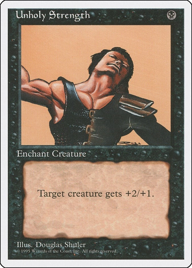 Unholy Strength [4ED] - MTG Single