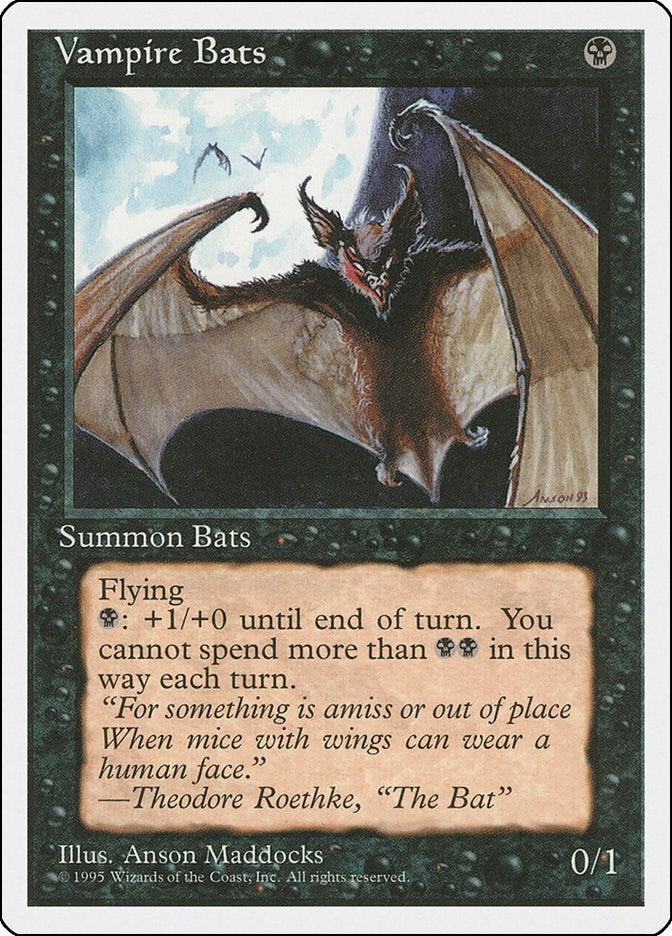 Vampire Bats [4ED] - MTG Single
