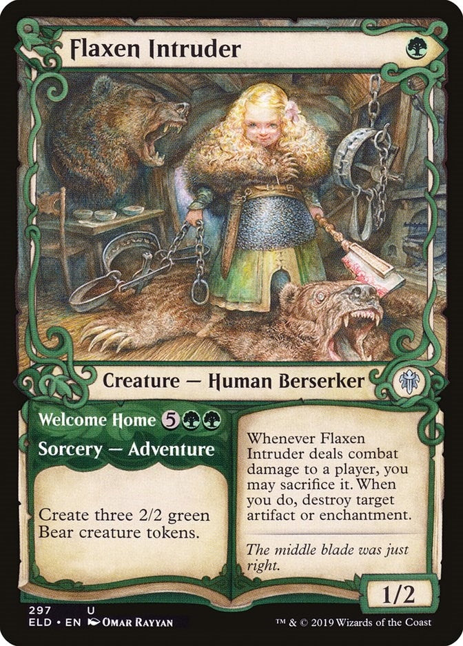 Flaxen Intruder (Showcase) (297) [ELD] - MTG Single