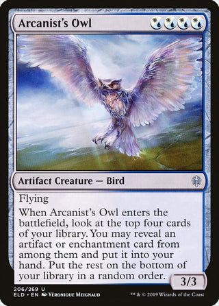 Arcanist’s Owl (206) [ELD] - MTG Single