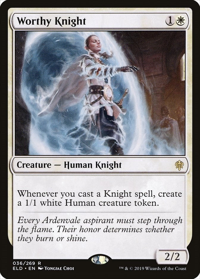 Worthy Knight (36) [ELD] - MTG Single
