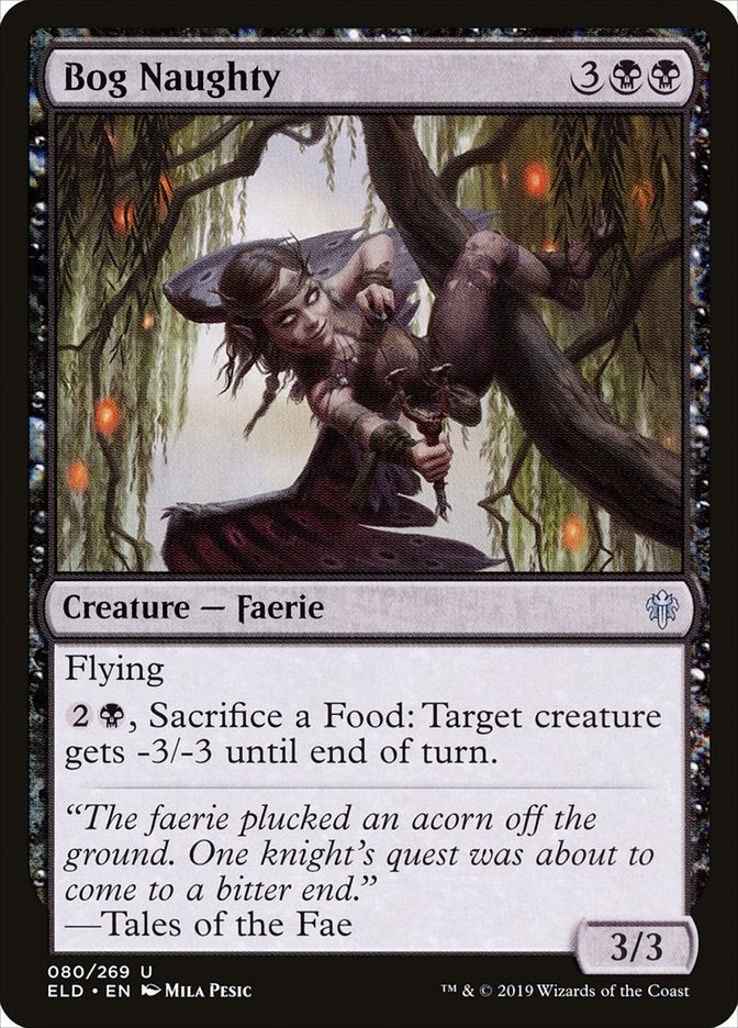 Bog Naughty (80) [ELD] - MTG Single