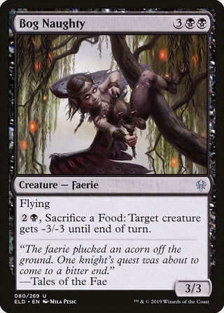 Bog Naughty (80) [ELD] - MTG Single