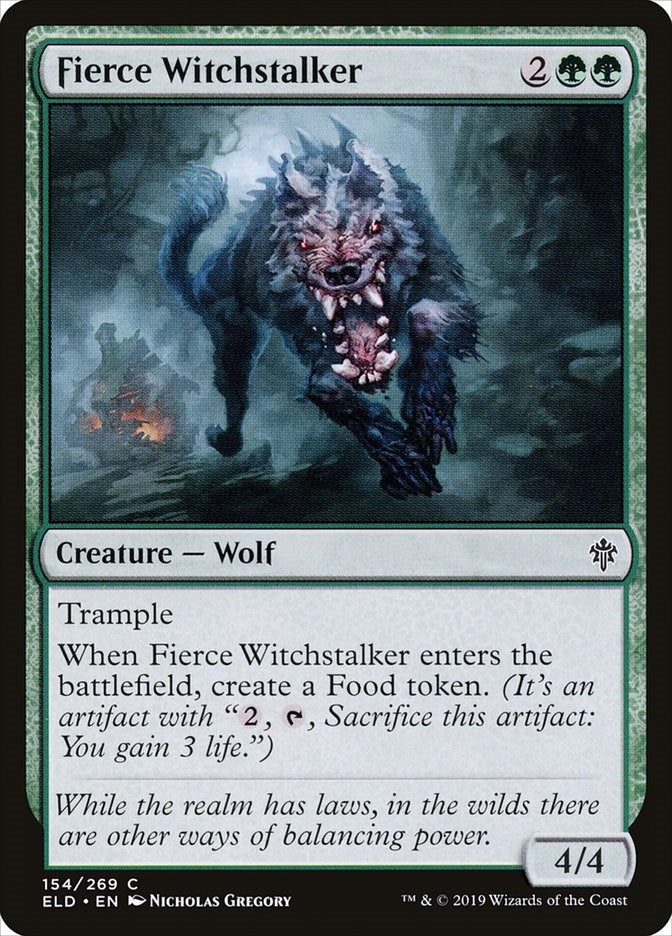 Fierce Witchstalker (154) [ELD] - MTG Single