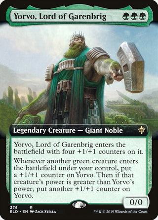 Yorvo Lord of Garenbrig (Extended Art) (376) [ELD] - MTG Single