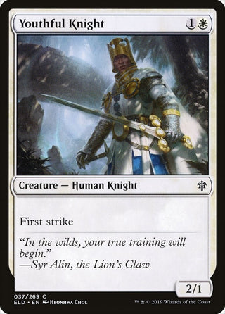 Youthful Knight (37) [ELD] - MTG Single
