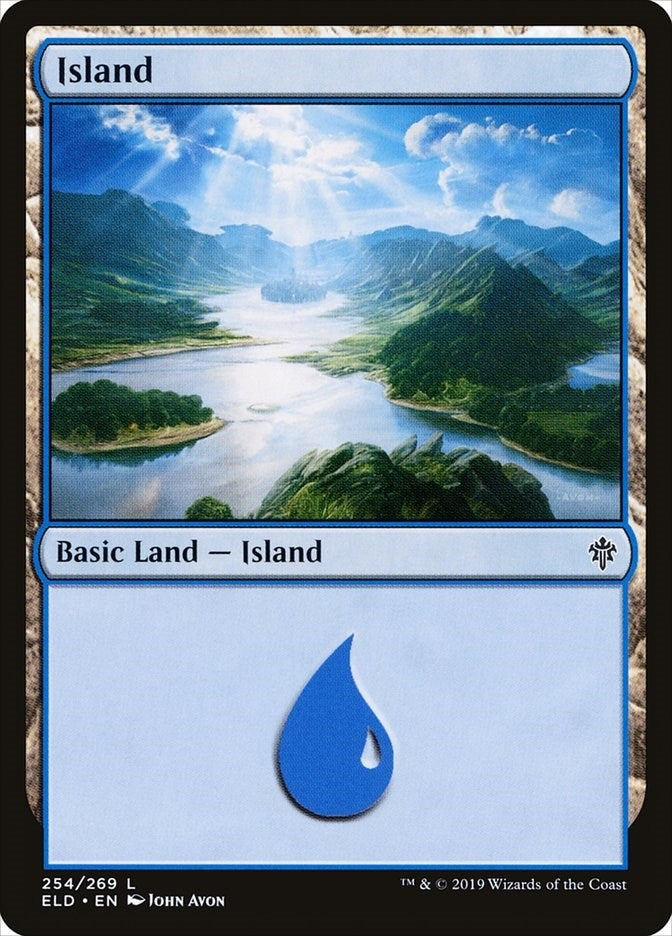 Island (254) (254) [ELD] - MTG Single
