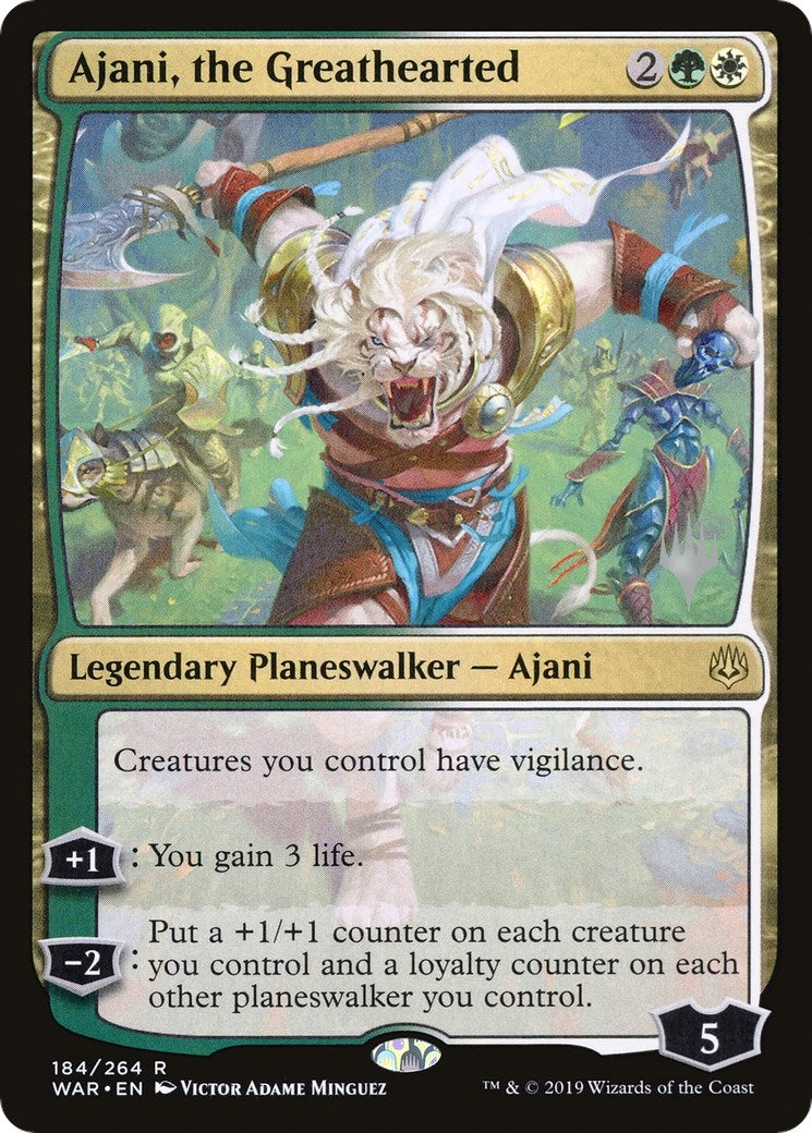 Ajani the Greathearted (184) [PPELD] - MTG Single