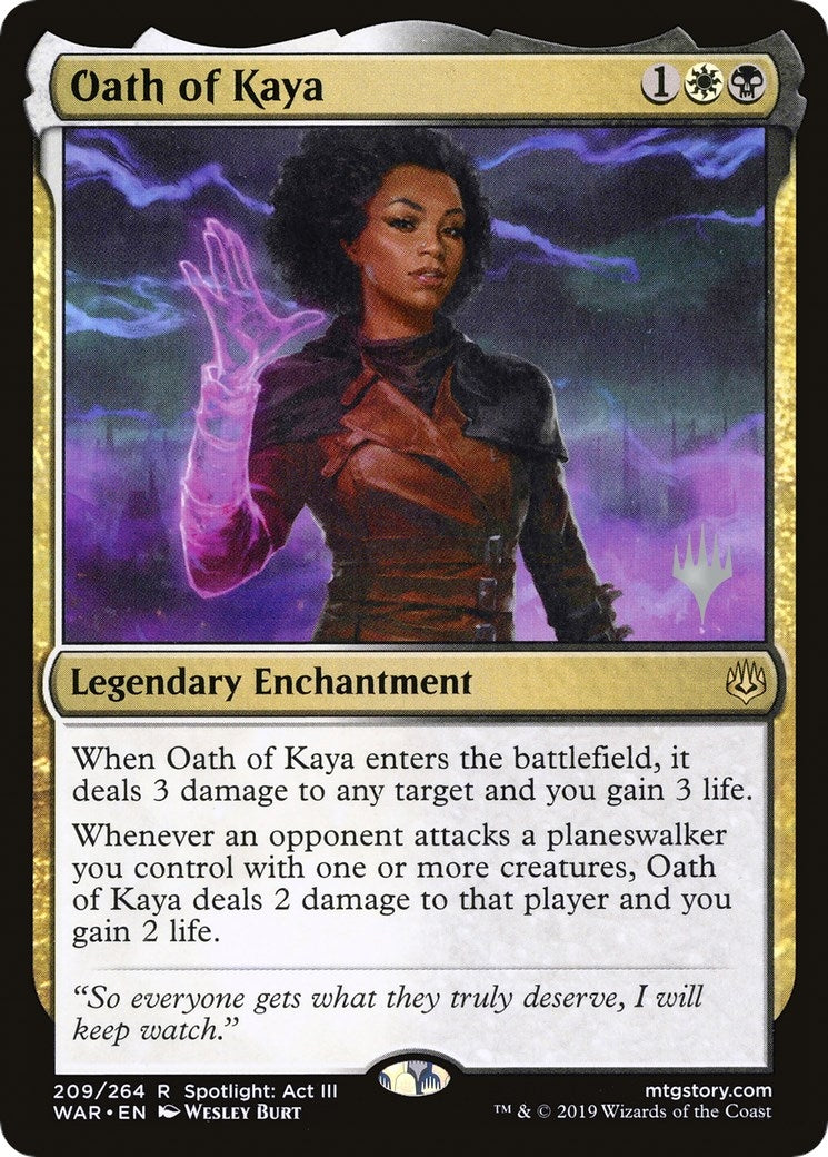 Oath of Kaya (209) [PPELD] - MTG Single