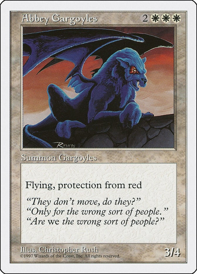 Abbey Gargoyles [5ED] - MTG Single