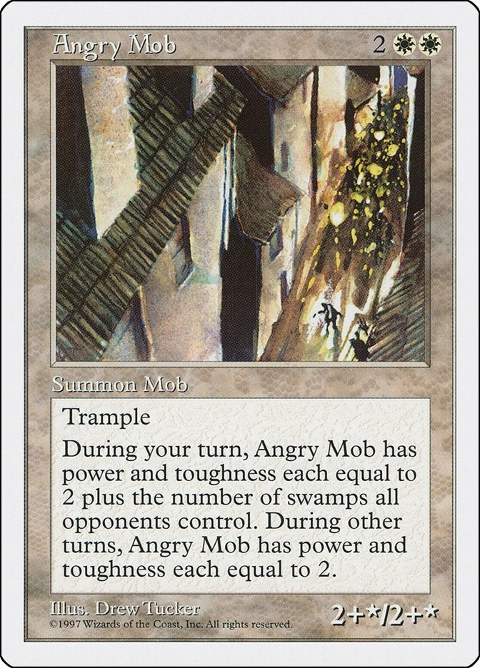 Angry Mob [5ED] - MTG Single