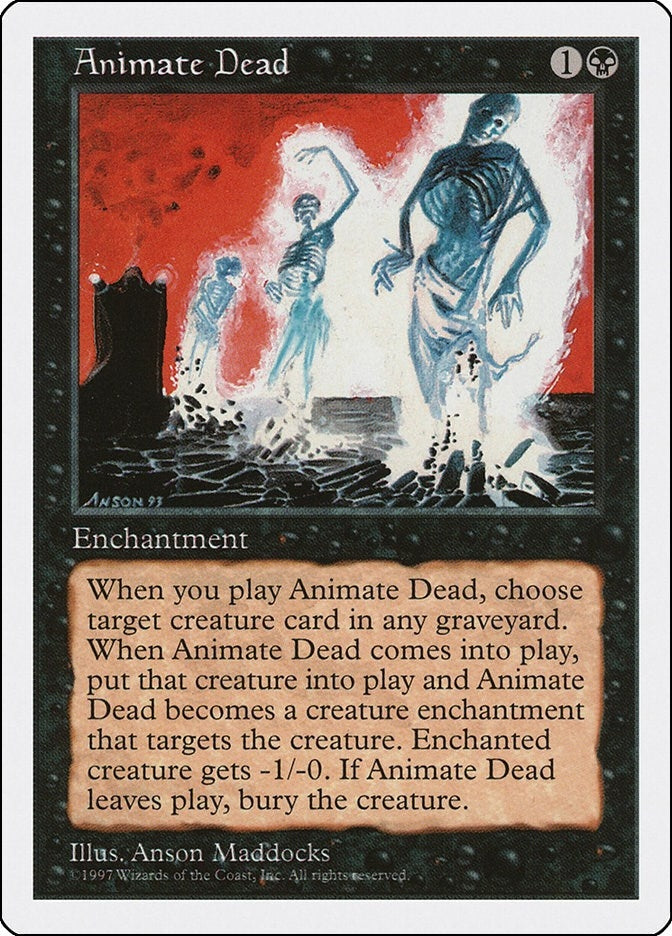 Animate Dead (2) [5ED] - MTG Single