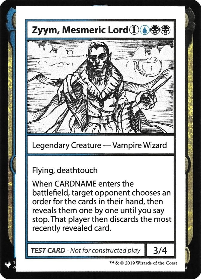 Zyym Mesmeric Lord [CMB1] - MTG Single