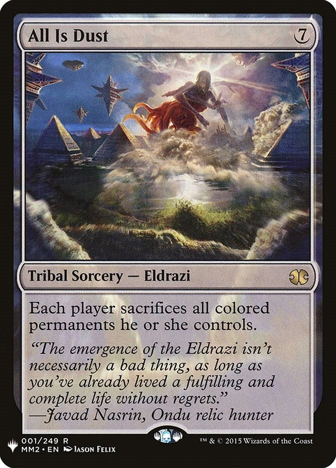All Is Dust (1) [LIST] - MTG Single