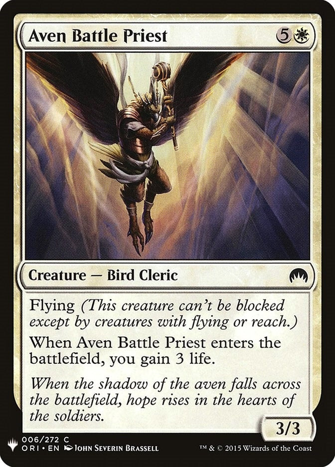 Aven Battle Priest (6) [LIST] - MTG Single
