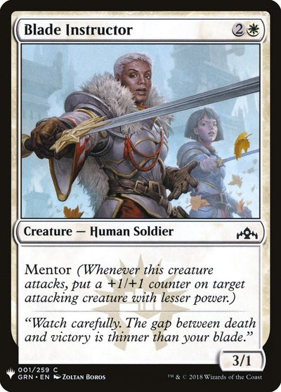Blade Instructor (1) [LIST]