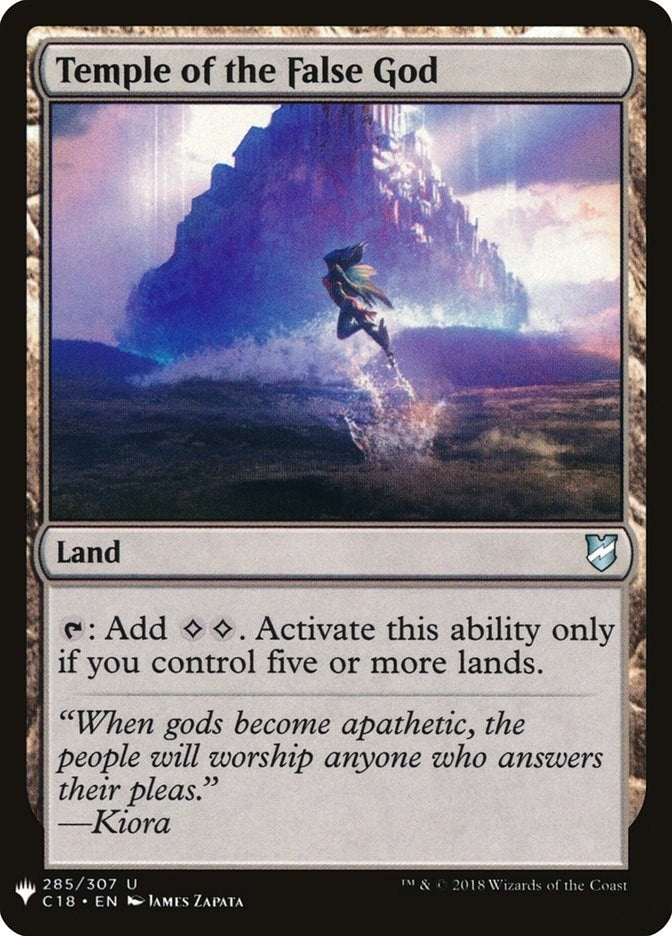 Temple of the False God (C18) (285) [LIST] - MTG Single